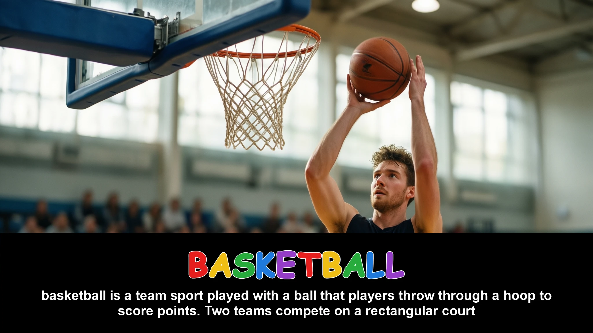 English Illustration for basketball